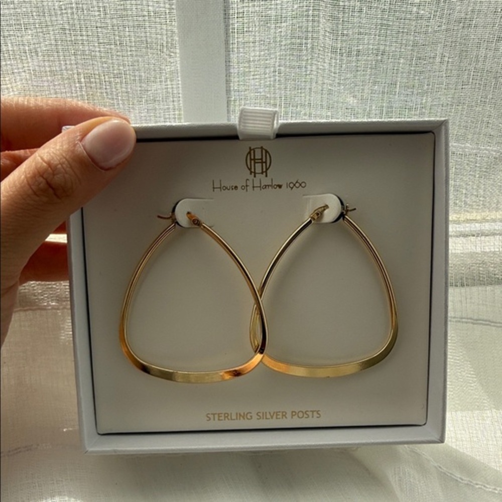 House of Harlow 1960 Gold Earrings